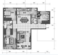恒大·美丽沙~美式地中海~三居