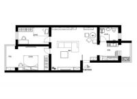 10.8万打造现代田园2居老房