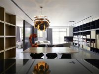 大气时尚美式公寓客厅设计