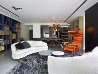 大气时尚美式公寓客厅设计