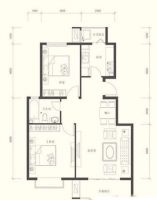简欧风格 两居室