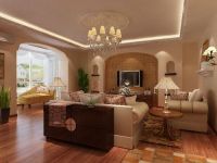 万科城市花园-东南亚风格-三居室