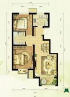 地中海风格 两居室