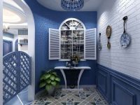 地中海三居室装修效果图