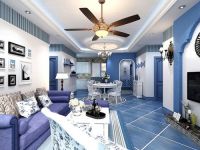 地中海三居室装修效果图