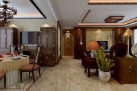 翡翠城三居新中式风格