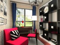 通泰·国际公馆---90平三居混搭风格效果图