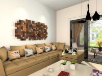 通泰·国际公馆---90平三居混搭风格效果图