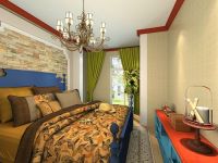 中国铁建·原香漫谷—126平三居混搭风格