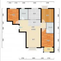 中国铁建·原香漫谷—126平三居混搭风格