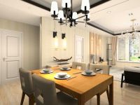 简欧风格---金隅花石匠110平三居效果图