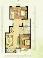 中国铁建国际花园 三居 古典风格