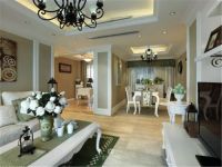 田园简欧三居室装修效果图