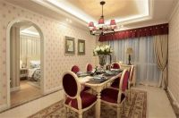 华业东方玫瑰三居田园风