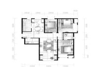 华业东方玫瑰三居田园风