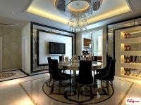 滨河湾城市花园-混合型风格-三居室