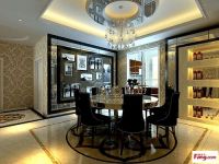 滨河湾城市花园-混合型风格-三居室