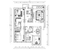 北京实创装饰华远和墅雅园127平现代简约风