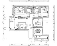 北京实创装饰中海金玺公馆三局现代简约风