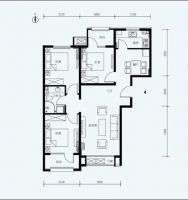 北京怡园 三居室 现代简约