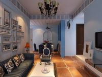 北京怡园 三居室 混搭风格