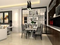 现代简约风格---玉泉新城153平三居效果图