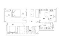 西马庄园两居地中海风格