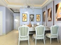 华业东方玫瑰92平两居简欧风格