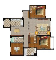 盛茂傲山三居175平新古典设计案例