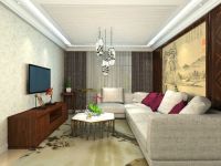现代中式风格120平三居---北京·润景园