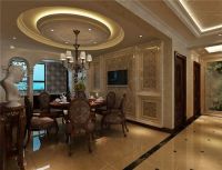 欧式风格-中海九号公馆175平三居装修