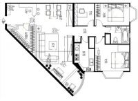 力鸿花园-现代简约-三居室