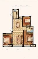 京贸国际公馆 三居室 欧美风情