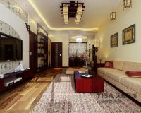 海悦公馆-中式古典-二居室