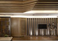 日式风格客厅吊顶效果图设计