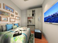 简欧风格83平两居---华业东方玫瑰