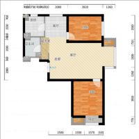 原香漫谷---92平两居现代简约风格效果图