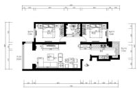 实创装饰龙山广场二居现代简约