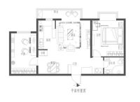 艺苑桐城90平简约时尚案例赏析