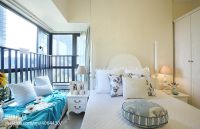 地中海客厅二居室效果图