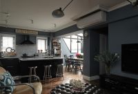 美式格调餐厅效果图设计