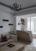 现代风一居室装修效果图