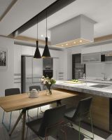 现代风格四居室效果图设计