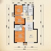 中国铁建·原香嘉苑---简欧风格109平三居