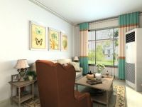 田园风格83平两居---富力惠兰美居