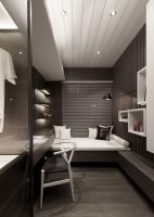 新中式三居室效果图设计