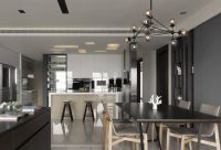 现代风居家餐厅效果图