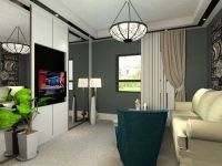 中国铁建·通瑞嘉苑现代简约风格89平三居