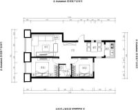 老房装修金地名京二居简欧风格