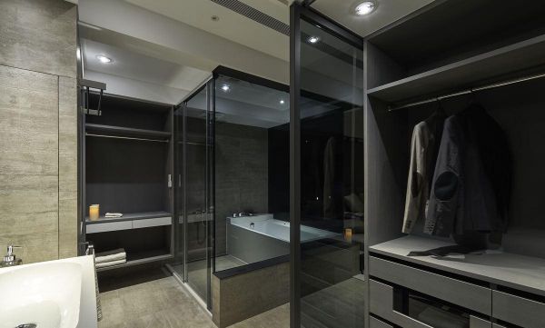 现代风居家卫浴效果图
